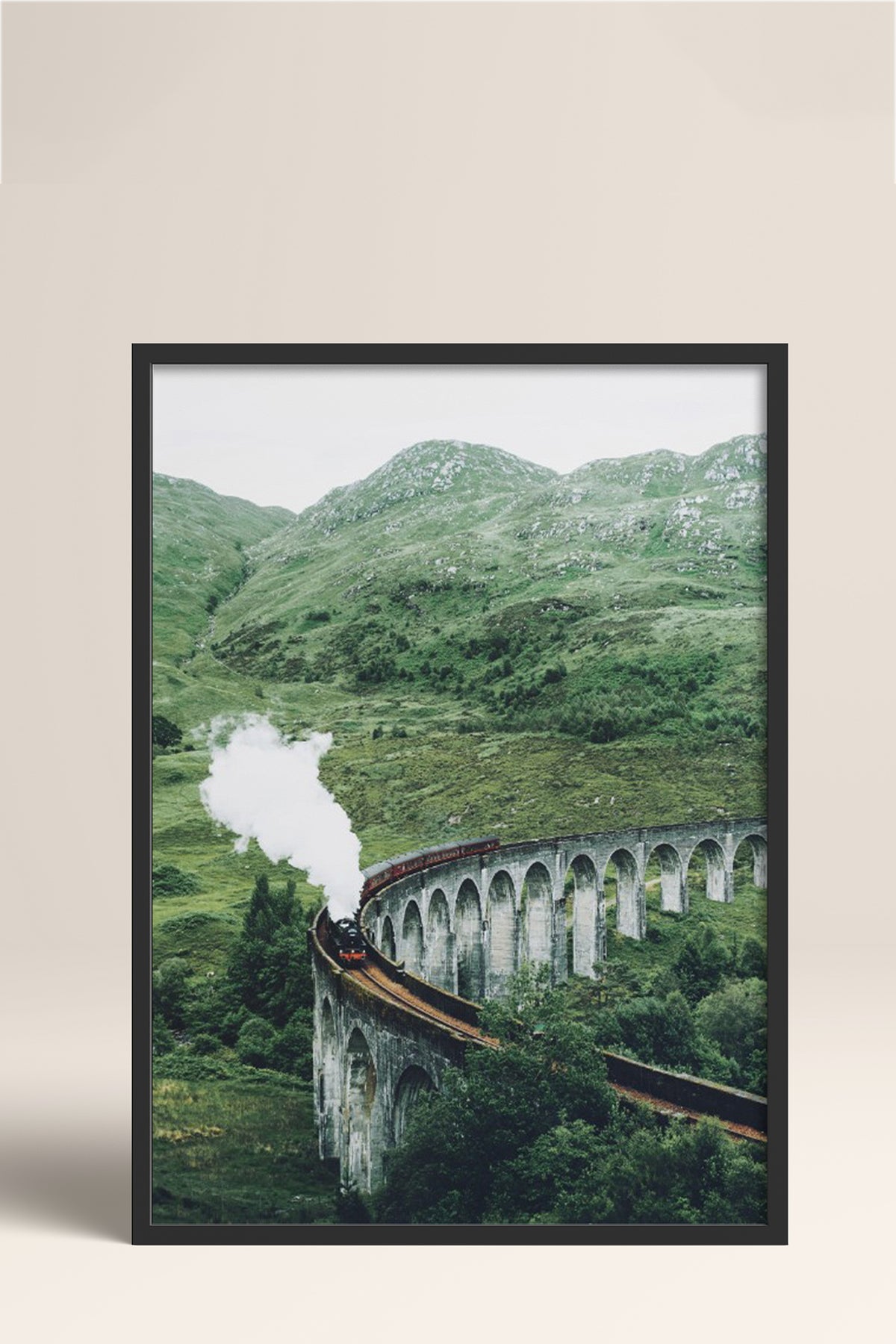 HOMEPACK Ahşap Çerçeveli Tablo Çerçeveli Poster Sanatsal Modern Duvar Dekoru BEK-8170