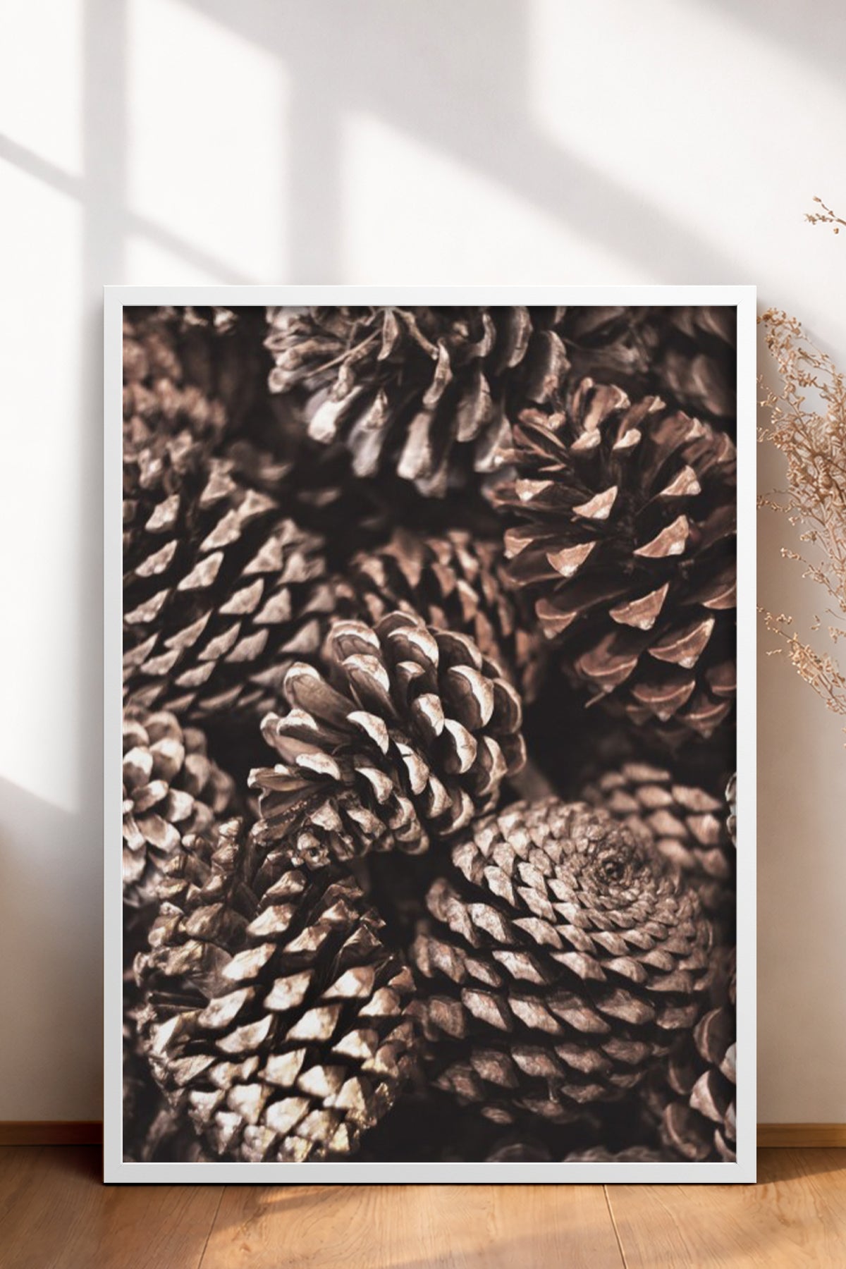 HOMEPACK Ahşap Çerçeveli Tablo Çerçeveli Poster Sanatsal Modern Duvar Dekoru BEK-8171