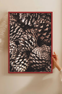 HOMEPACK Ahşap Çerçeveli Tablo Çerçeveli Poster Sanatsal Modern Duvar Dekoru BEK-8171