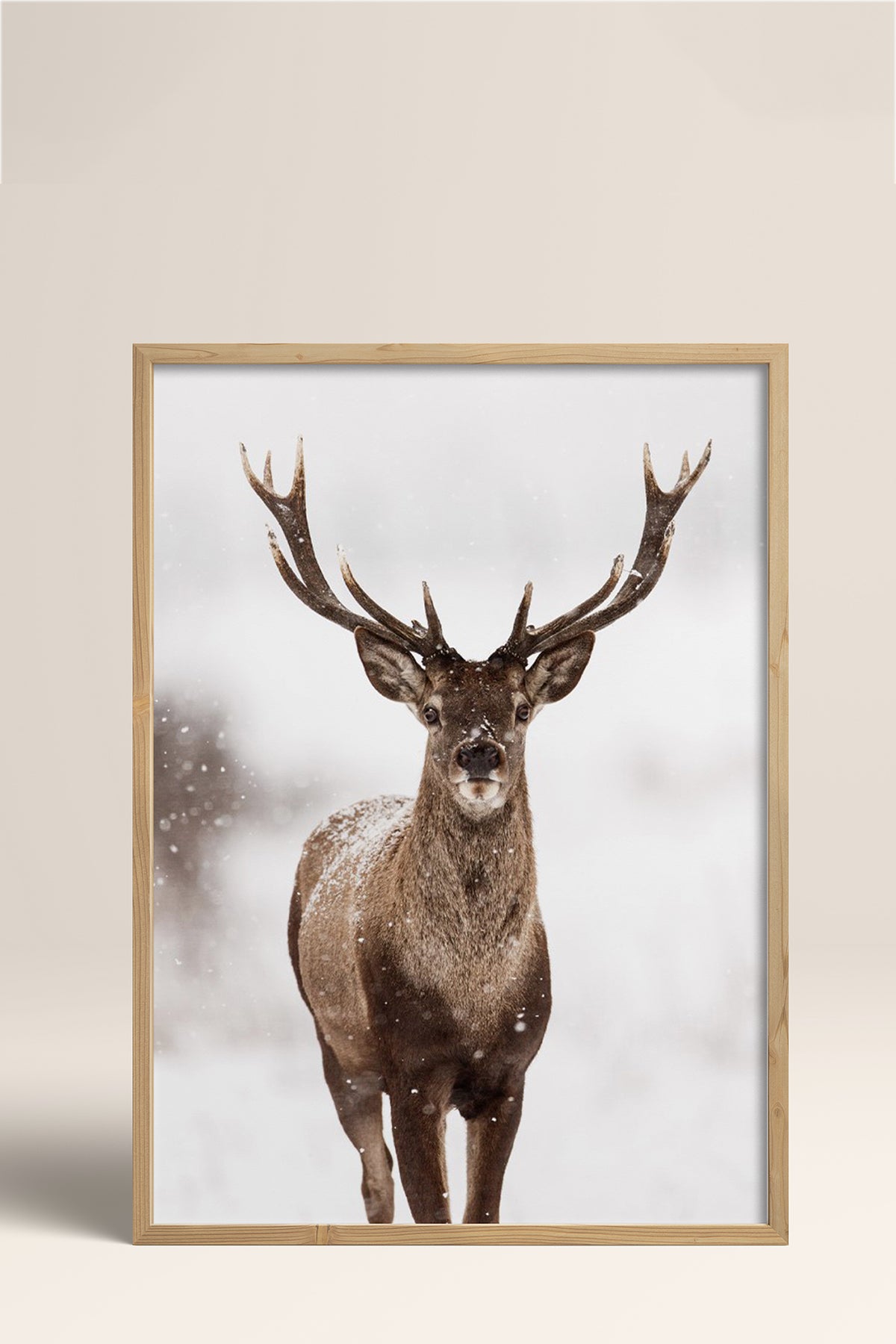 HOMEPACK Ahşap Çerçeveli Tablo Çerçeveli Poster Sanatsal Modern Duvar Dekoru BEK-8172