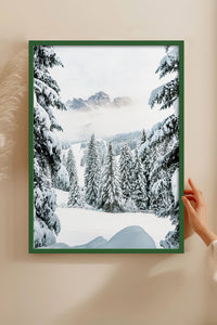 HOMEPACK Ahşap Çerçeveli Tablo Çerçeveli Poster Sanatsal Modern Duvar Dekoru BEK-8173