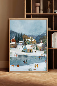 HOMEPACK Ahşap Çerçeveli Tablo Çerçeveli Poster Sanatsal Modern Duvar Dekoru BEK-8175