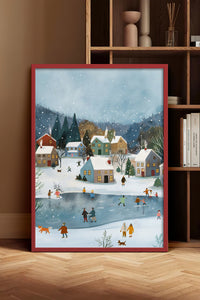 HOMEPACK Ahşap Çerçeveli Tablo Çerçeveli Poster Sanatsal Modern Duvar Dekoru BEK-8175