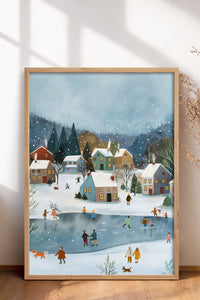 HOMEPACK Ahşap Çerçeveli Tablo Çerçeveli Poster Sanatsal Modern Duvar Dekoru BEK-8175