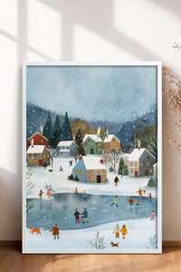 HOMEPACK Ahşap Çerçeveli Tablo Çerçeveli Poster Sanatsal Modern Duvar Dekoru BEK-8175