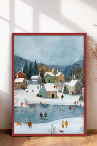 HOMEPACK Ahşap Çerçeveli Tablo Çerçeveli Poster Sanatsal Modern Duvar Dekoru BEK-8175