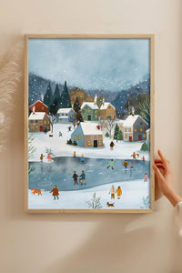HOMEPACK Ahşap Çerçeveli Tablo Çerçeveli Poster Sanatsal Modern Duvar Dekoru BEK-8175