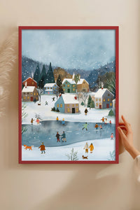 HOMEPACK Ahşap Çerçeveli Tablo Çerçeveli Poster Sanatsal Modern Duvar Dekoru BEK-8175