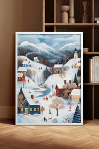 HOMEPACK Ahşap Çerçeveli Tablo Çerçeveli Poster Sanatsal Modern Duvar Dekoru BEK-8176