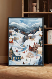 HOMEPACK Ahşap Çerçeveli Tablo Çerçeveli Poster Sanatsal Modern Duvar Dekoru BEK-8176