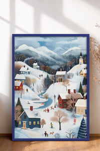 HOMEPACK Ahşap Çerçeveli Tablo Çerçeveli Poster Sanatsal Modern Duvar Dekoru BEK-8176