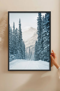 HOMEPACK Ahşap Çerçeveli Tablo Çerçeveli Poster Sanatsal Modern Duvar Dekoru BEK-8177