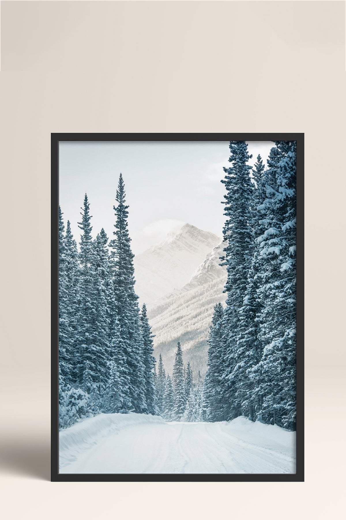 HOMEPACK Ahşap Çerçeveli Tablo Çerçeveli Poster Sanatsal Modern Duvar Dekoru BEK-8177