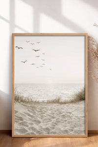 HOMEPACK Ahşap Çerçeveli Tablo Çerçeveli Poster Sanatsal Modern Duvar Dekoru BEK-8179