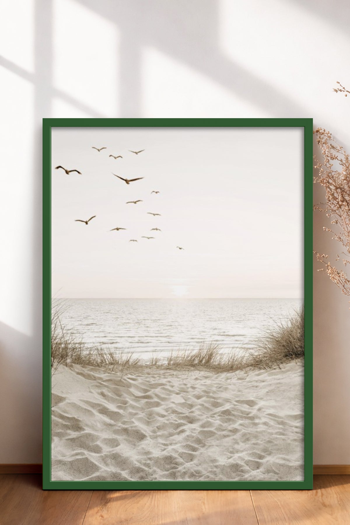 HOMEPACK Ahşap Çerçeveli Tablo Çerçeveli Poster Sanatsal Modern Duvar Dekoru BEK-8179