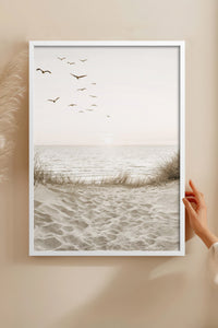 HOMEPACK Ahşap Çerçeveli Tablo Çerçeveli Poster Sanatsal Modern Duvar Dekoru BEK-8179