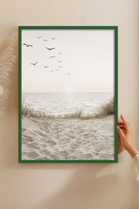 HOMEPACK Ahşap Çerçeveli Tablo Çerçeveli Poster Sanatsal Modern Duvar Dekoru BEK-8179