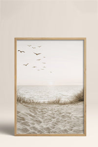 HOMEPACK Ahşap Çerçeveli Tablo Çerçeveli Poster Sanatsal Modern Duvar Dekoru BEK-8179