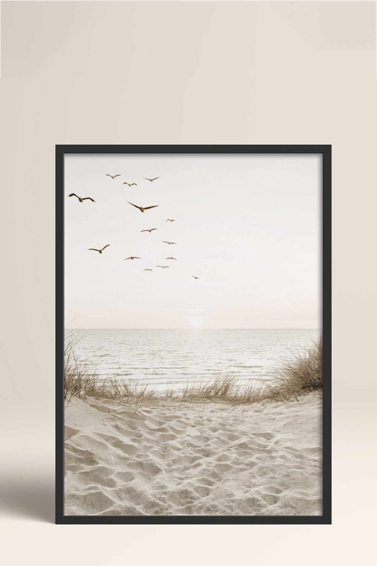 HOMEPACK Ahşap Çerçeveli Tablo Çerçeveli Poster Sanatsal Modern Duvar Dekoru BEK-8179
