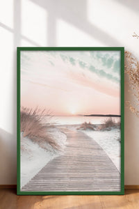 HOMEPACK Ahşap Çerçeveli Tablo Çerçeveli Poster Sanatsal Modern Duvar Dekoru BEK-8180