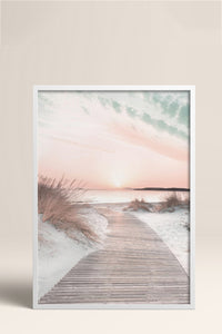 HOMEPACK Ahşap Çerçeveli Tablo Çerçeveli Poster Sanatsal Modern Duvar Dekoru BEK-8180
