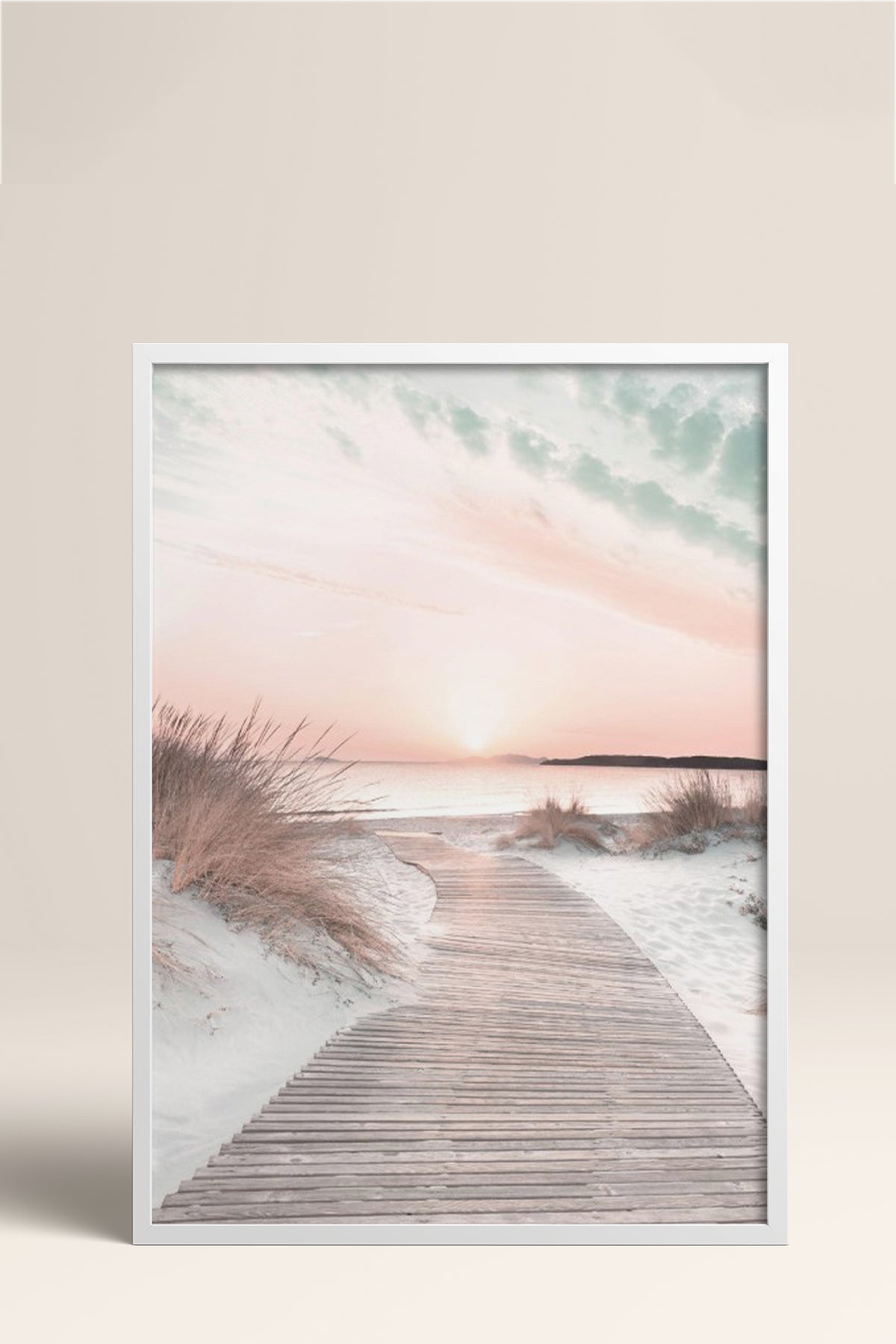 HOMEPACK Ahşap Çerçeveli Tablo Çerçeveli Poster Sanatsal Modern Duvar Dekoru BEK-8180