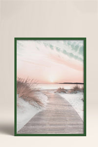 HOMEPACK Ahşap Çerçeveli Tablo Çerçeveli Poster Sanatsal Modern Duvar Dekoru BEK-8180