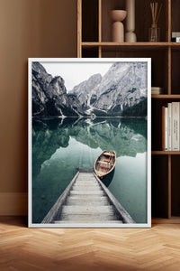 HOMEPACK Ahşap Çerçeveli Tablo Çerçeveli Poster Sanatsal Modern Duvar Dekoru BEK-8181