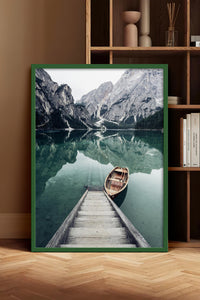 HOMEPACK Ahşap Çerçeveli Tablo Çerçeveli Poster Sanatsal Modern Duvar Dekoru BEK-8181