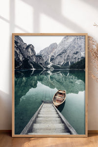 HOMEPACK Ahşap Çerçeveli Tablo Çerçeveli Poster Sanatsal Modern Duvar Dekoru BEK-8181