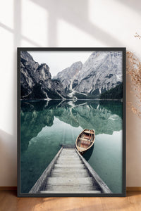 HOMEPACK Ahşap Çerçeveli Tablo Çerçeveli Poster Sanatsal Modern Duvar Dekoru BEK-8181
