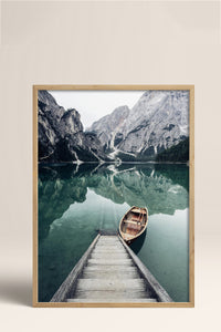 HOMEPACK Ahşap Çerçeveli Tablo Çerçeveli Poster Sanatsal Modern Duvar Dekoru BEK-8181
