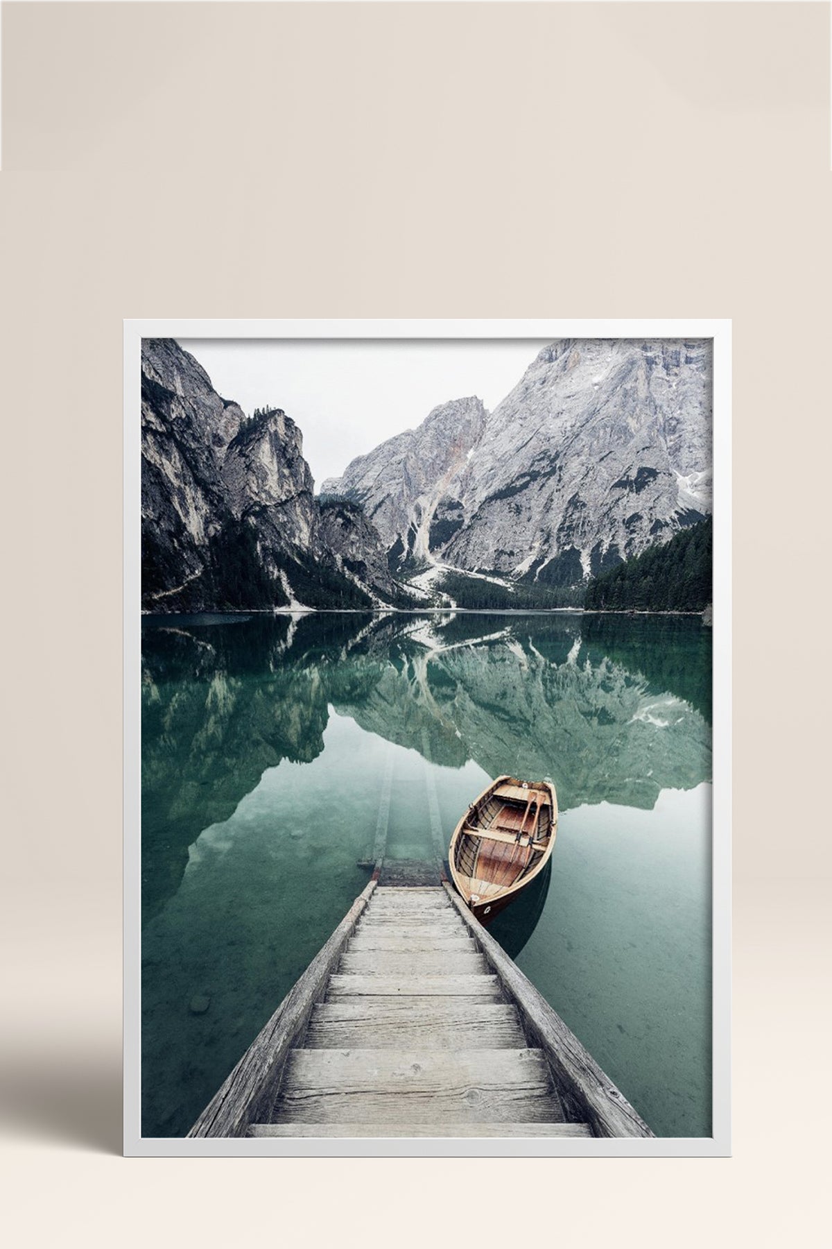 HOMEPACK Ahşap Çerçeveli Tablo Çerçeveli Poster Sanatsal Modern Duvar Dekoru BEK-8181