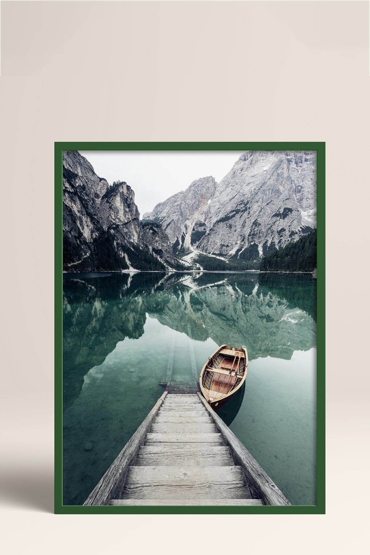 HOMEPACK Ahşap Çerçeveli Tablo Çerçeveli Poster Sanatsal Modern Duvar Dekoru BEK-8181