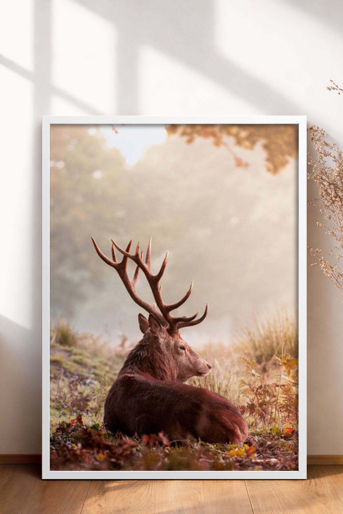 HOMEPACK Ahşap Çerçeveli Tablo Çerçeveli Poster Sanatsal Modern Duvar Dekoru BEK-8182