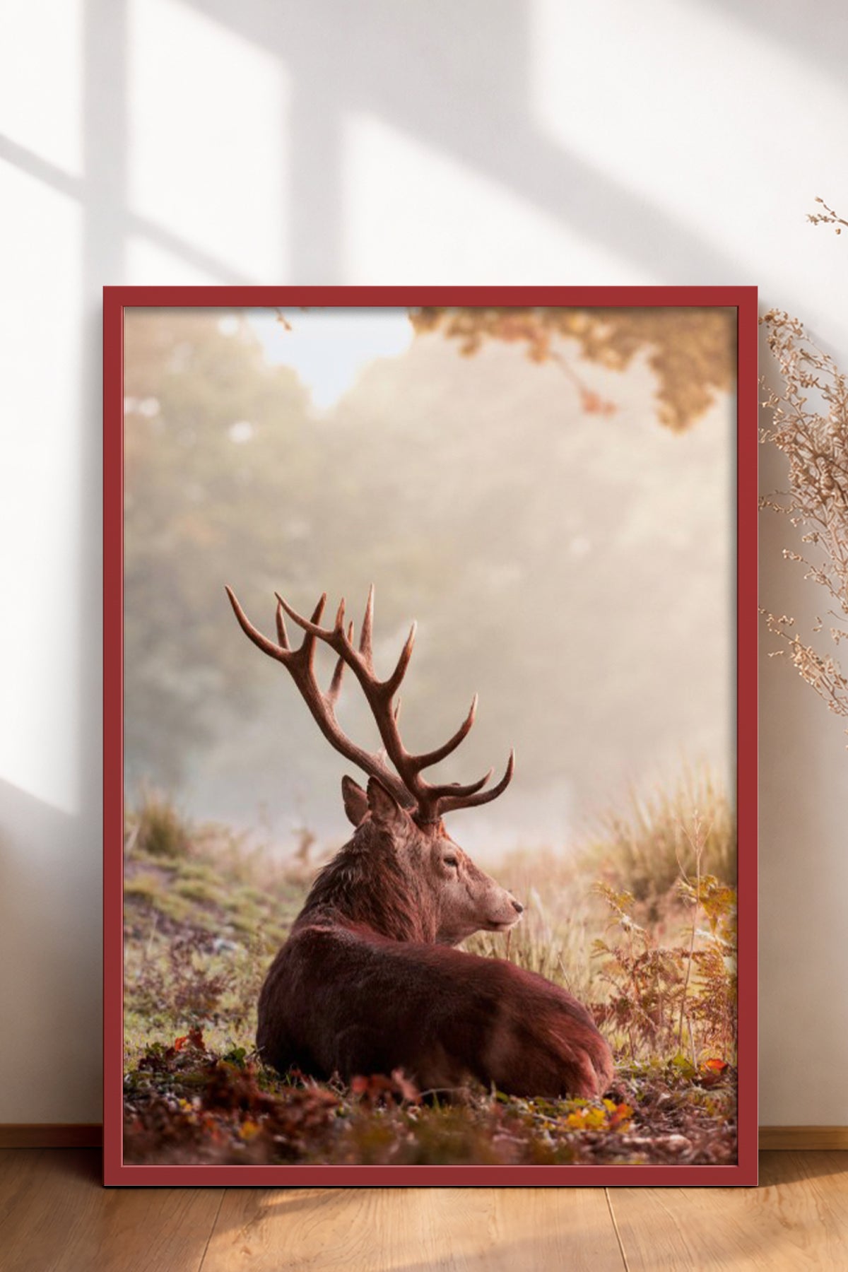HOMEPACK Ahşap Çerçeveli Tablo Çerçeveli Poster Sanatsal Modern Duvar Dekoru BEK-8182