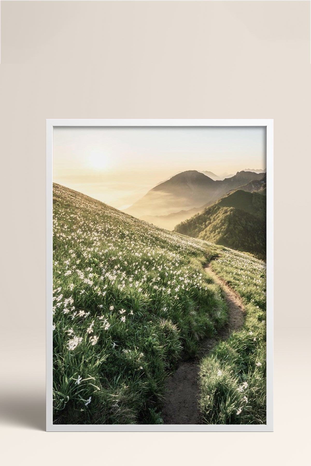 HOMEPACK Ahşap Çerçeveli Tablo Çerçeveli Poster Sanatsal Modern Duvar Dekoru BEK-8183