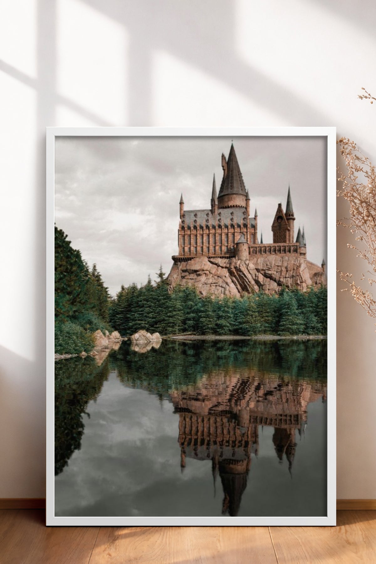 HOMEPACK Ahşap Çerçeveli Tablo Çerçeveli Poster Sanatsal Modern Duvar Dekoru BEK-8184