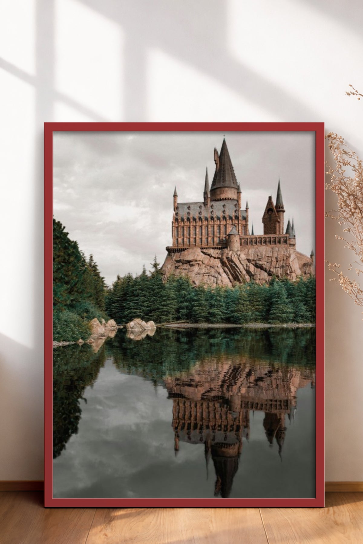 HOMEPACK Ahşap Çerçeveli Tablo Çerçeveli Poster Sanatsal Modern Duvar Dekoru BEK-8184
