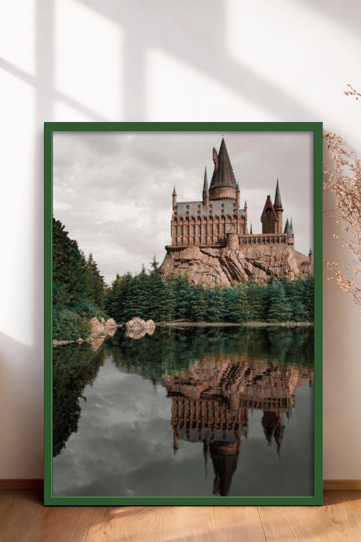 HOMEPACK Ahşap Çerçeveli Tablo Çerçeveli Poster Sanatsal Modern Duvar Dekoru BEK-8184