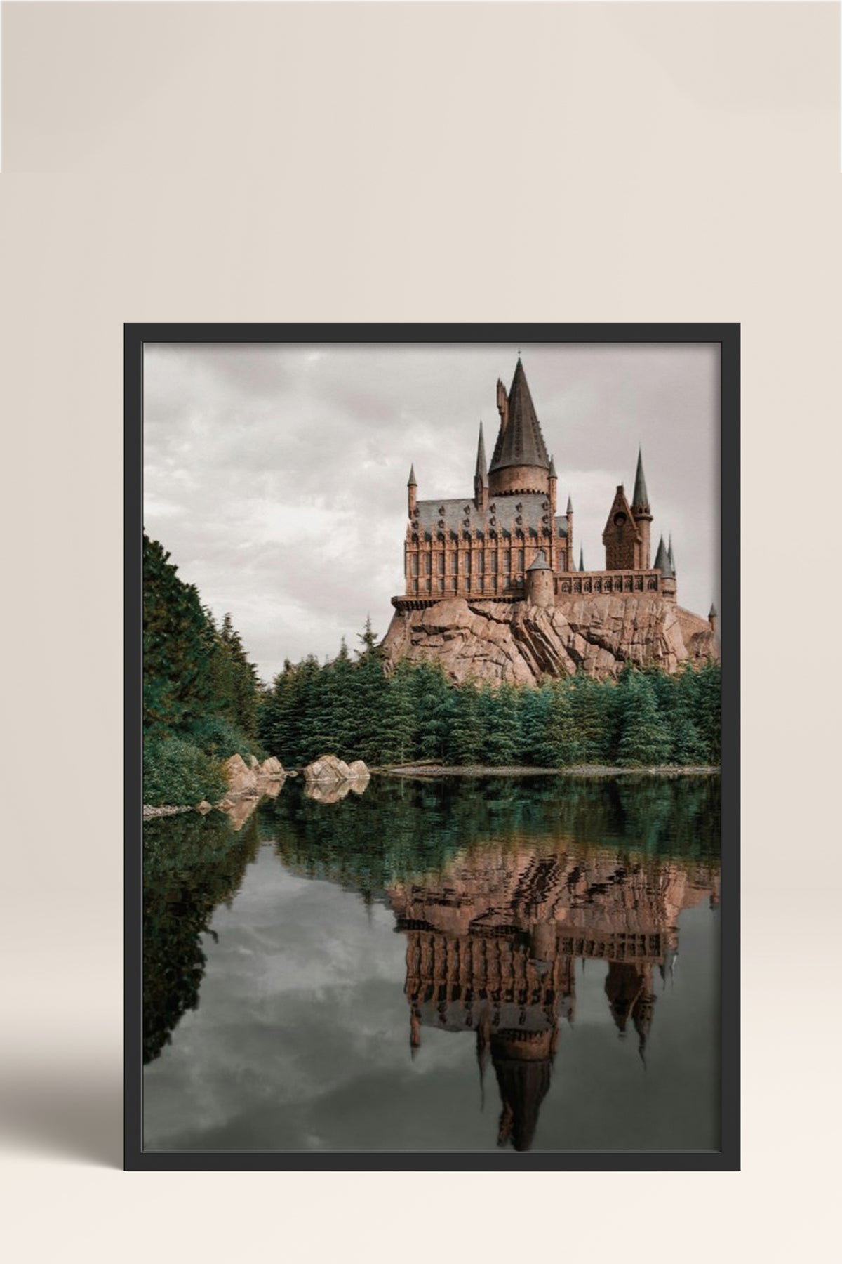 HOMEPACK Ahşap Çerçeveli Tablo Çerçeveli Poster Sanatsal Modern Duvar Dekoru BEK-8184