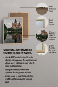HOMEPACK Ahşap Çerçeveli Tablo Çerçeveli Poster Sanatsal Modern Duvar Dekoru BEK-8184