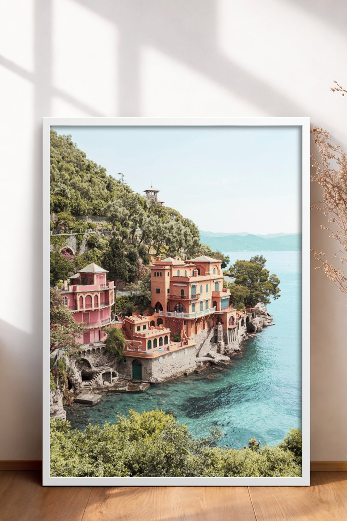 HOMEPACK Ahşap Çerçeveli Tablo Çerçeveli Poster Sanatsal Modern Duvar Dekoru BEK-8185