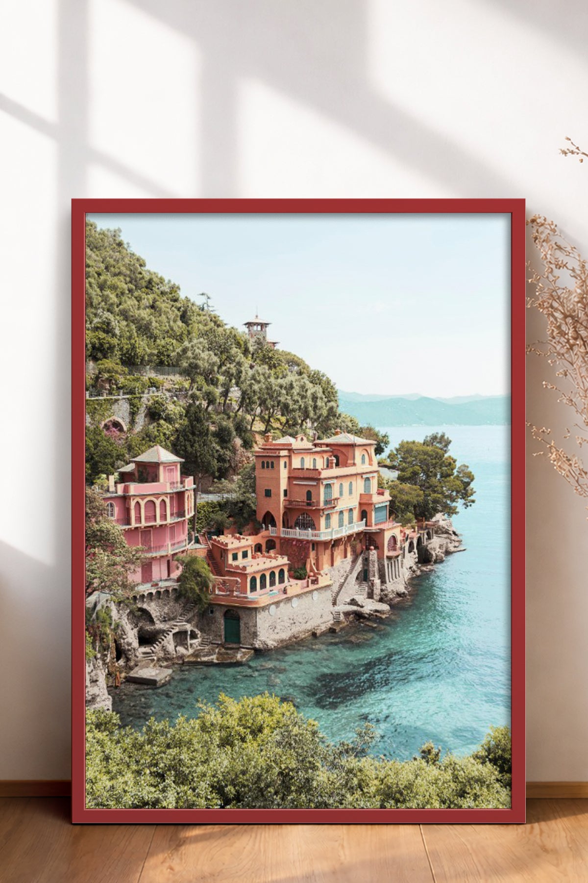 HOMEPACK Ahşap Çerçeveli Tablo Çerçeveli Poster Sanatsal Modern Duvar Dekoru BEK-8185