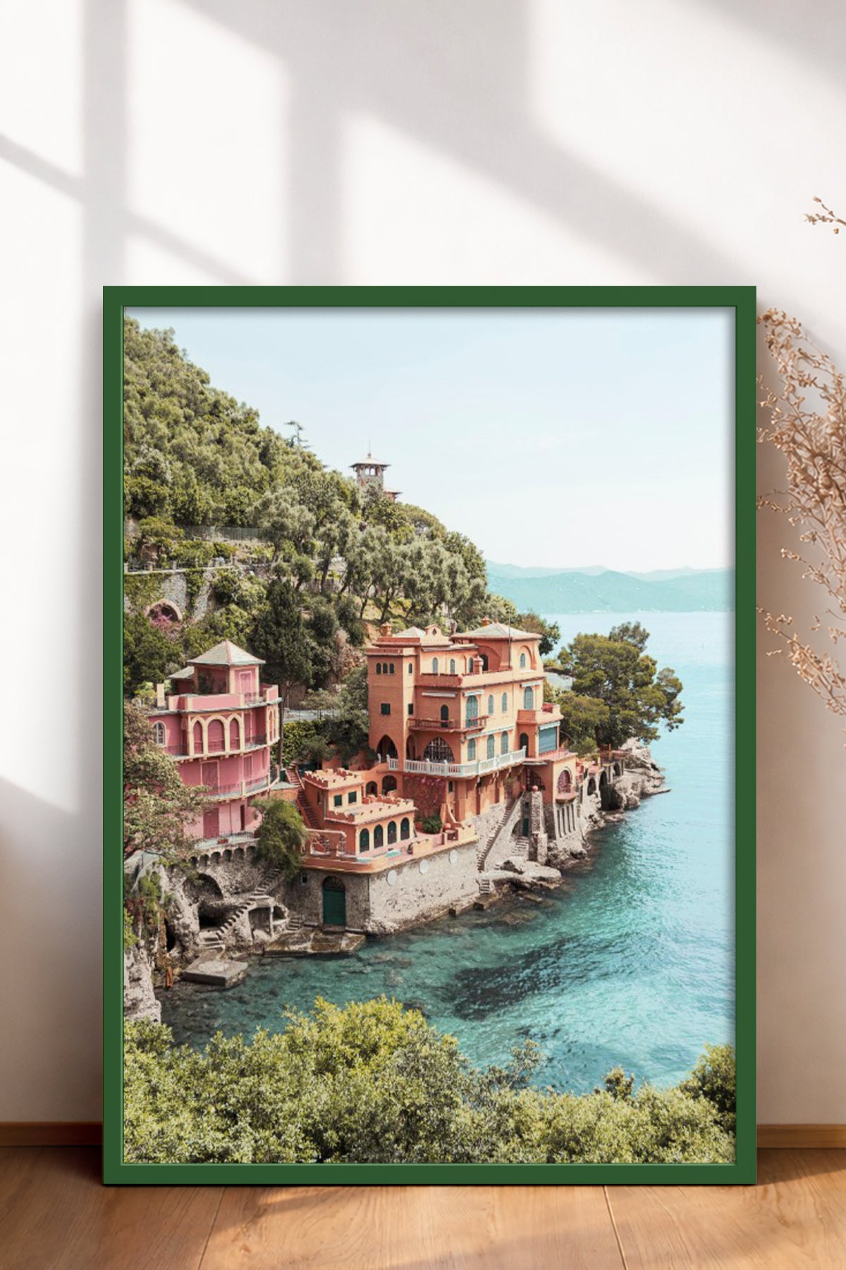 HOMEPACK Ahşap Çerçeveli Tablo Çerçeveli Poster Sanatsal Modern Duvar Dekoru BEK-8185