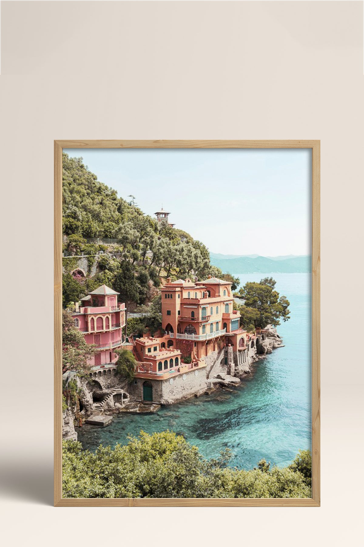 HOMEPACK Ahşap Çerçeveli Tablo Çerçeveli Poster Sanatsal Modern Duvar Dekoru BEK-8185
