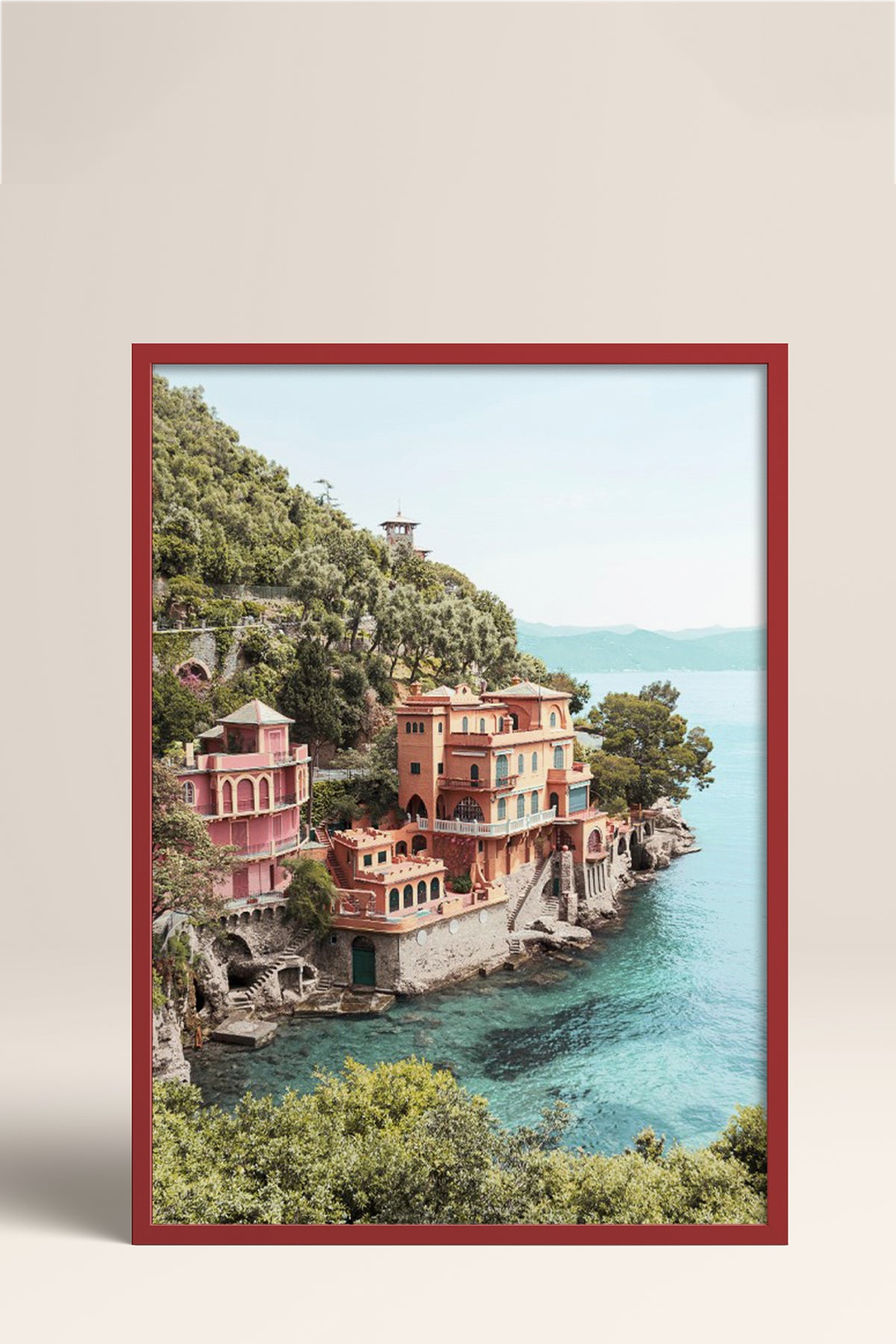 HOMEPACK Ahşap Çerçeveli Tablo Çerçeveli Poster Sanatsal Modern Duvar Dekoru BEK-8185