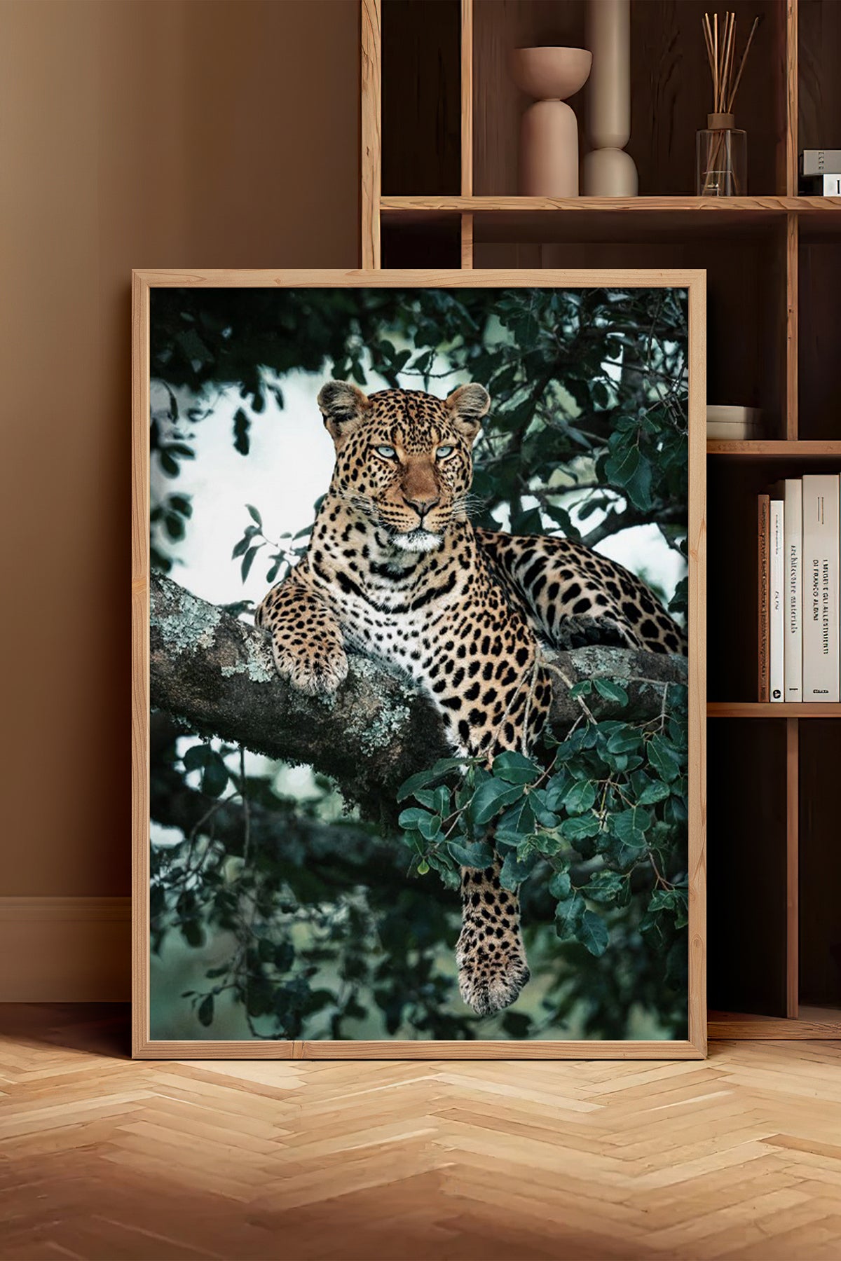 HOMEPACK Ahşap Çerçeveli Tablo Çerçeveli Poster Sanatsal Modern Duvar Dekoru BEK-8187