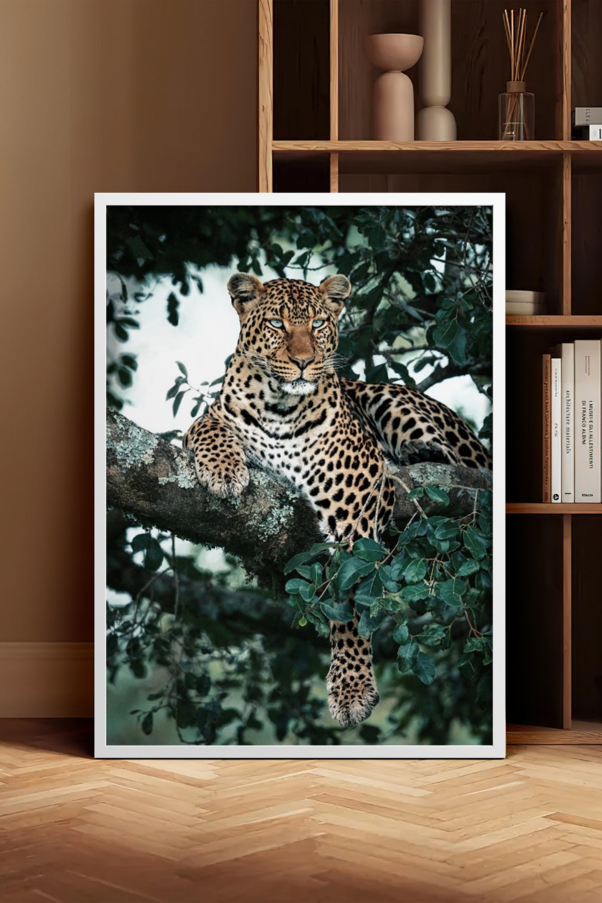HOMEPACK Ahşap Çerçeveli Tablo Çerçeveli Poster Sanatsal Modern Duvar Dekoru BEK-8187