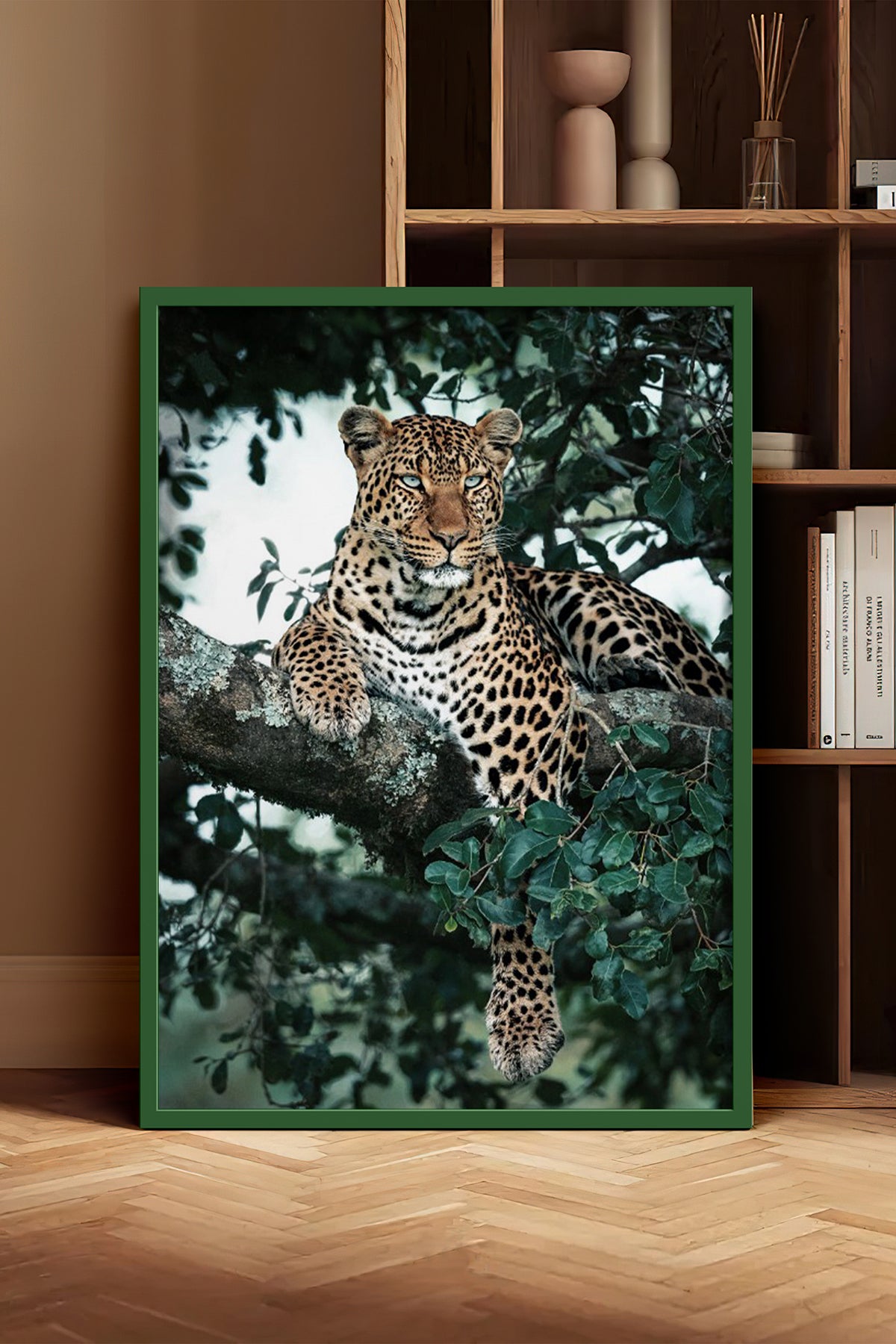 HOMEPACK Ahşap Çerçeveli Tablo Çerçeveli Poster Sanatsal Modern Duvar Dekoru BEK-8187